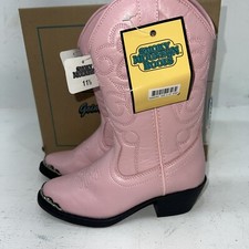 New Children s Pink Smoky Mountain Cowboy Boots. 1041C 11.5 11 1/2. 24-104