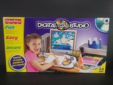 Vtg 2007 Fisher Price Arts  Crafts Digital Studio For Window PC NEW  OPEN BOX