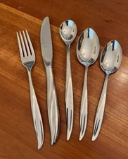 Gorham Stegor Stainless Flatware WAIKIKI Glossy Flatware  USA - Choice