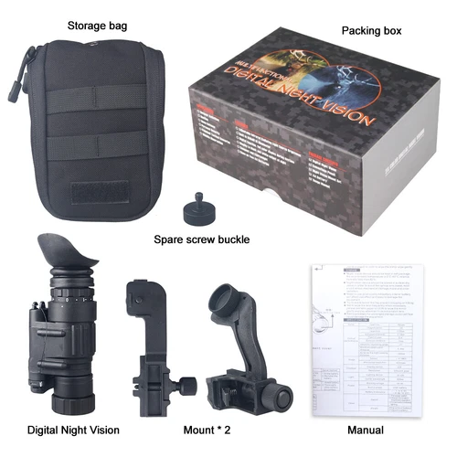 Night Vision Scope IR Digital Goggles 400M for Airsoft Rifle Helmet 3X 1080P HD - Picture 18 of 18