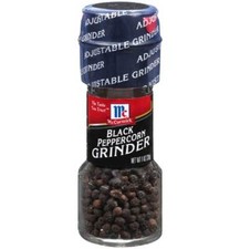 McCormick Black Peppercorn Grinder Seasoning - 1 Oz - Pack of 2