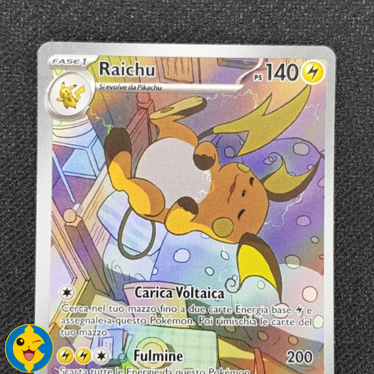 RAICHU 211/193 Pokemon PAL Evoluzioni a Paldea ITALIANO NEAR