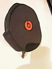 Beats By Dr Dre Headphones Zip Carrying Soft Bag Pouch Zipper Case NO HEADPHONES