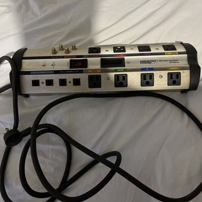 Monster Power Home Theater Power Center HTS 1000 MKIIl Tested Working