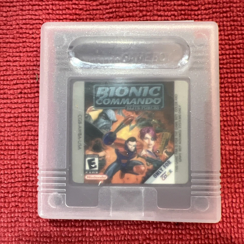 🔥Nintendo Bionic Commando Elite Forces GBA GBC Gameboy Color LIMITED RUN TESTED - Image 4 of 4