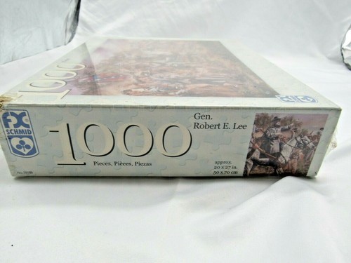 puzzle Gen. Robert E. Lee 1000 pieces 20" x 70" by FX Schmid new damaged box - Picture 6 of 7