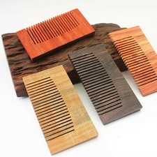 1 X Unfinished Wooden Comb Brush Blanks Natural Timber Woodworking Crafts Retro
