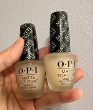 OPI NTT35 - Matte Top Coat Nail Polish 15 ml / 0.5 oz - 2 Pcs