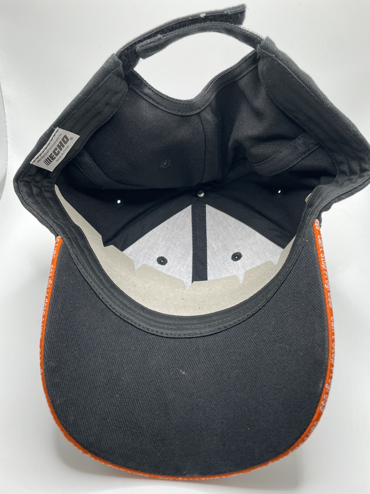 ECHO Vortex Power Boost Hat Baseball Cap Black Or… - image 4