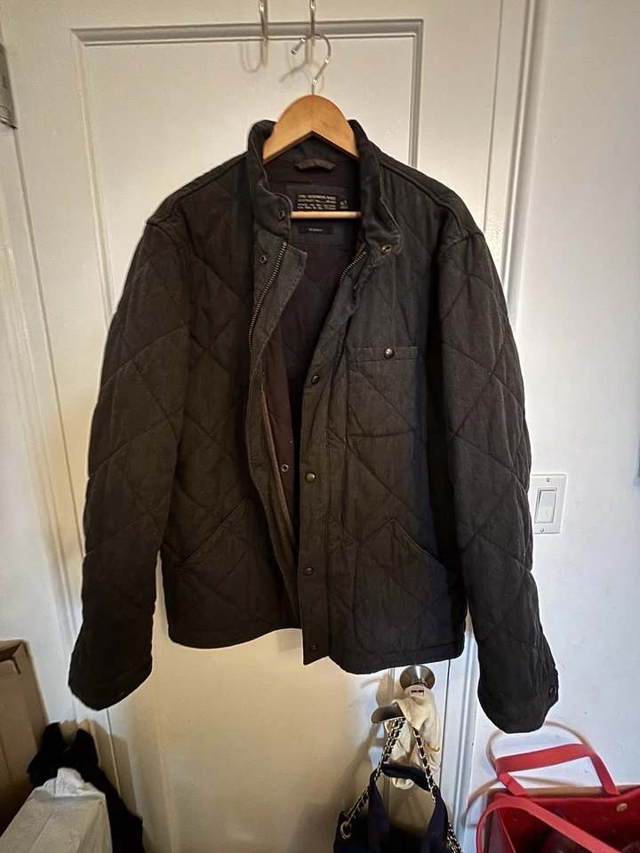 J Crew Mens Sussex Quilted Jacket Size M zip PrimaLoft - Image 2 of 4