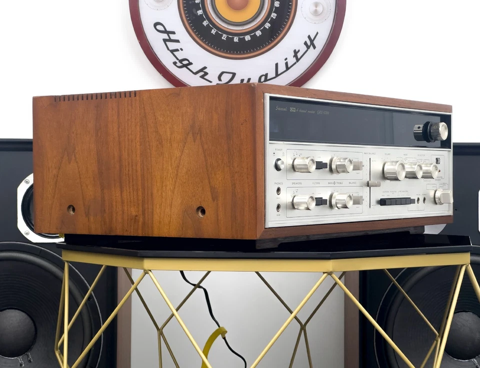 SERVICED SANSUI QRX-6500 RECEIVER – 4-CHANNEL POWER– 1 YEAR WARRANTY - Image 3 of 4