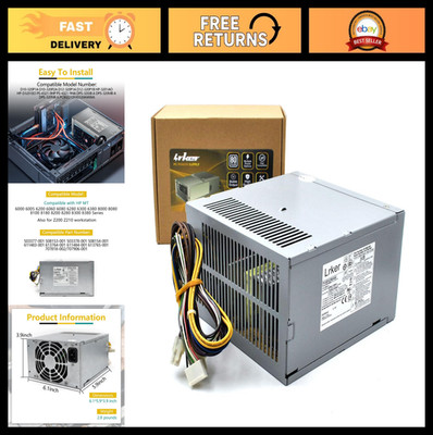 320W Power Supply for HP MT 6000 6200 6300 8000 Z200 - Compatible Replacement Un