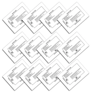 Ansoon Feuilles de lubrifiant en papier, 12PCS, white-12PCS