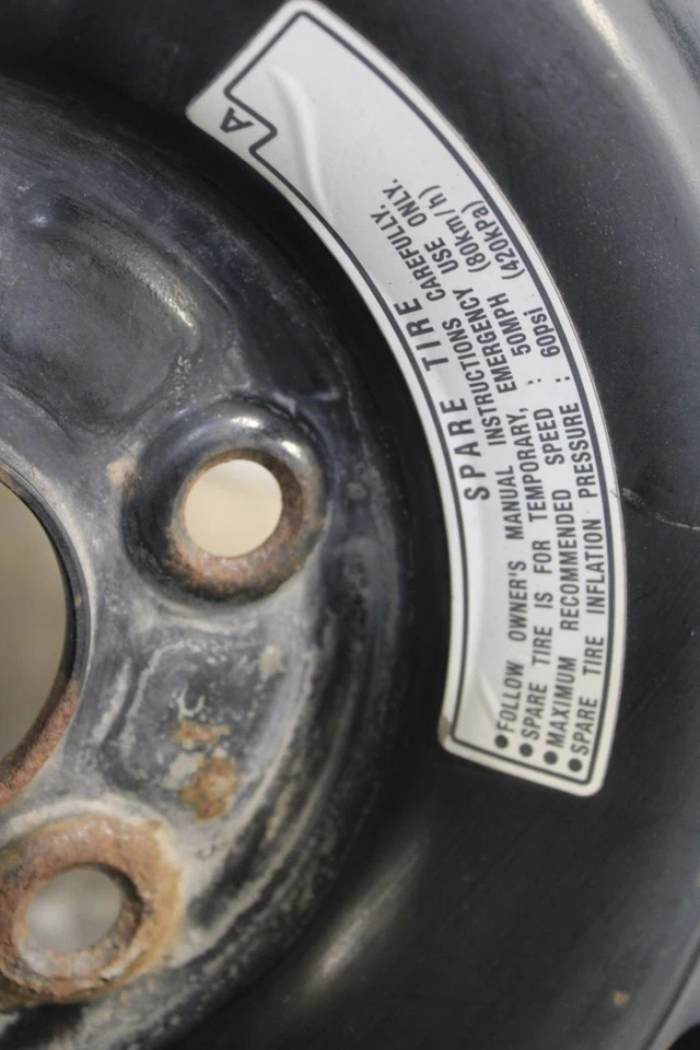 17-20 Acura MDX Advance Spare Wheel Tire Goodyear T165/80D17 104M 42700-TK8-A31 - Image 3 of 4