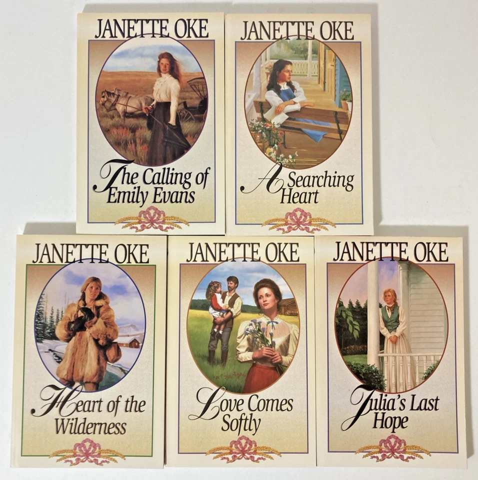 Lot of 10 Paperbacks by Janet Oke - Inspiration Christian Romance Hist Fiction Foto 4 de 4