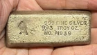 10 oz approx.bar Fine Silver 0.999