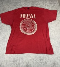 Nirvana Dante’s Inferno Circles of Hell Band T Shirt Red XL Tultex