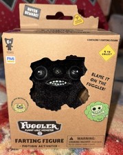 New Fuggler Ugly Monster Farting Figures 3" Black Munch Munch Motion Activated