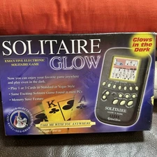 Excalibur Solitaire Glow Travel Glow In The Dark Handheld Electronic Game