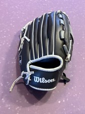 Black And Gray Wilson Leather T-ball Glove 10 1/2
