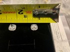 Kay Jewelers Sterling Silver White Lab Created “Cushion Cut” Sapphire Earrings — photo 7