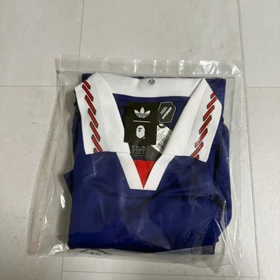 XXL] Bape x Adidas Japan Blue Flame Jersey Official | eBay