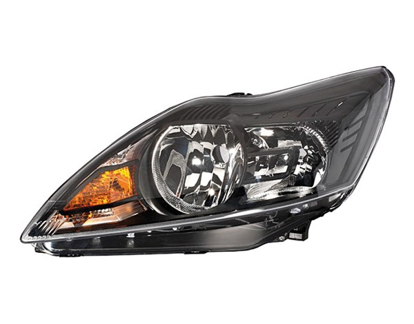 Scheinwerfer Rechts Ford Focus 2008-2011 Schwarz Hella-image