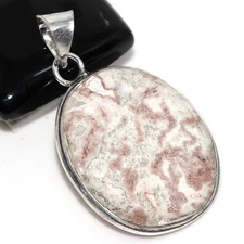 925 Silver Plated Mexican Laguna Lace Ethnic Pendant Jewelry Size 1.7" GW