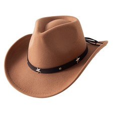 Kids Girls Boys Cowboy Cowgirl Felt Western Hat Buckle Belt Cosplay Costume