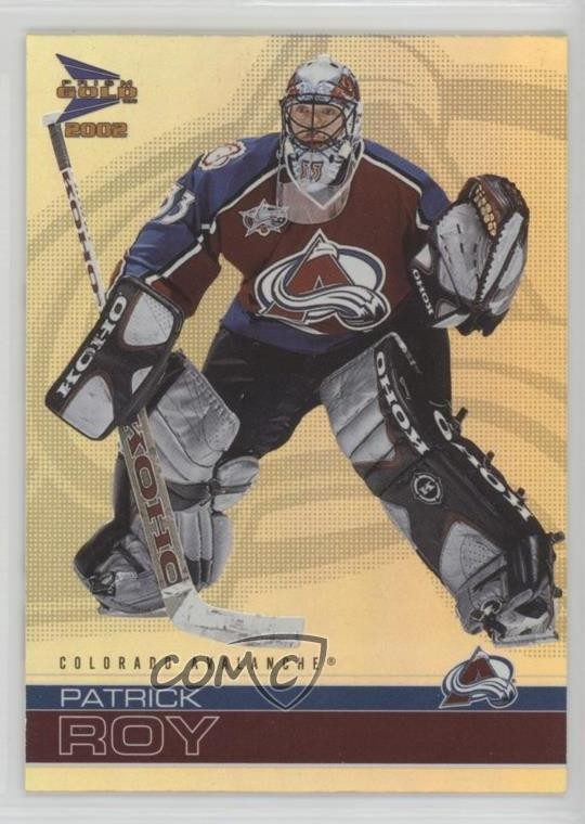2001-02 Pacific Prism Gold McDonald's Patrick Roy #6 HOF 16ez