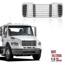 Chrome Front Hood Radiator Grille Compatible With Freightliner M2 2004-2013