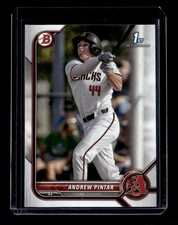 Andrew Pintar 2022 Bowman Draft #BD-138 Arizona Diamondbacks ROOKIE RC 1st