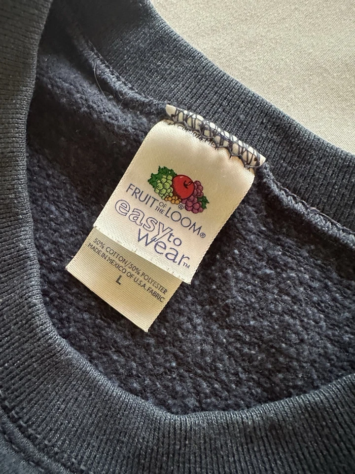 Vintage 90’s Deer Plaid Starburst Crew Neck Comfy Sweatshirt Large Grandma Core - Image 3 of 4