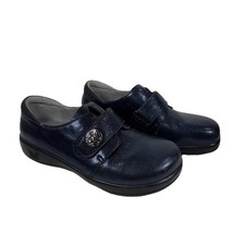 Alegria Jolene Myriad Blue Shimmer Hook Loop Loafers JOL-284 Size 39 / US 9