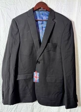 NWT Soul Of London Men’s Sport Jacket Black, Size 46R