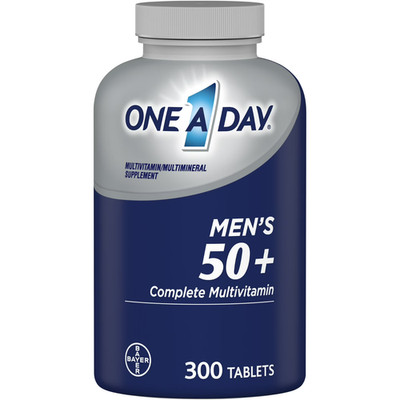One A Day Men's 50+ Healthy Advantage Multivitamin Tablets, 300 ct.