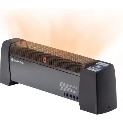 30 In. 750/1500-Watt Digital Convection Floor Baseboard Portable Heater