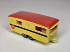Lesney Matchbox Trailer Caravan 1970 Made in England Series Diecast Red Toy