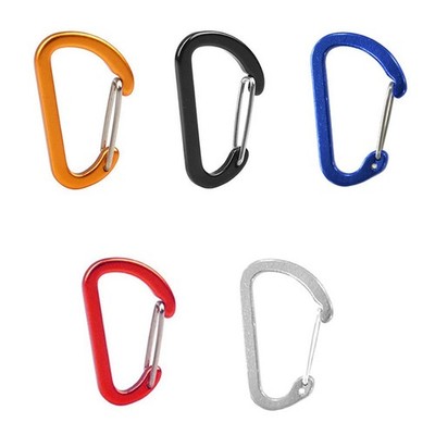 Outdoor Climbing Camping Stainless Mi-ni Carabiner Spring Hook Clip Keychain
