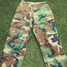 US Military Woodland Hot Weather Camo Pants Mens Small Regular M81 USGI Tactical