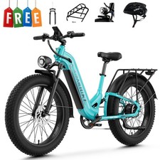 Aipas 26" E-Mountain Bike 1800W Peak Electric bike 17.5AH 36mph for Adult E-bike