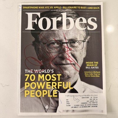 Forbes November 21 2011 70 Most Powerful People Bill Gates Magazine