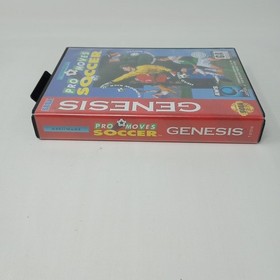 Pro Moves Soccer (Sega Genesis) Cartridge, Case, Manual, & Insert