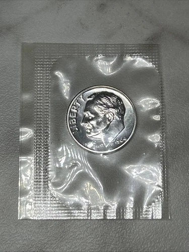 1964 Roosevelt Dime Choice Proof in mint cello 90% Silver 10c US Coin