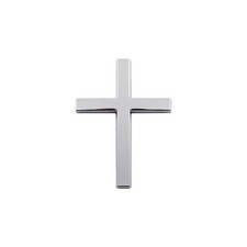 Adhesive Metal Crosses Decal 3D Christ Crosses Badge for Vehicle Truck Car