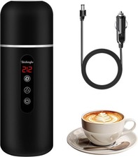 Electric Travel Kettle,12V/24V Car Coffee Warmer Kettle,Portable Hot Water