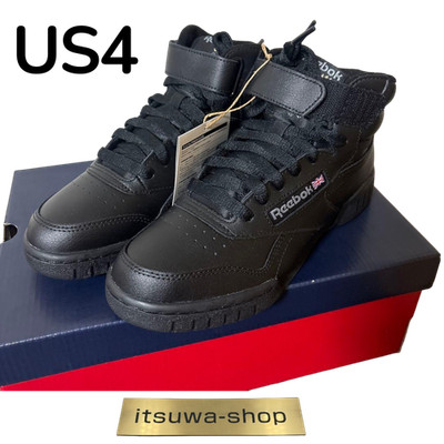 Reebok EX-O-FIT HI High-Top Sneaker Schwarz Größe US4 Classic Design