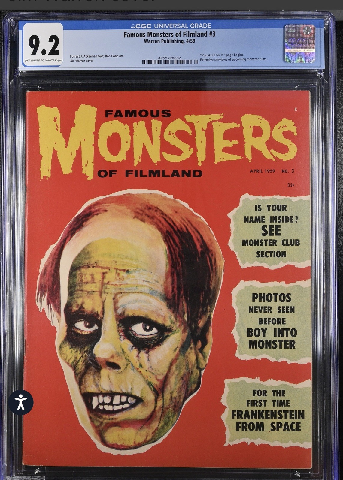 Famous Monsters of Filmland #59 Value - GoCollect