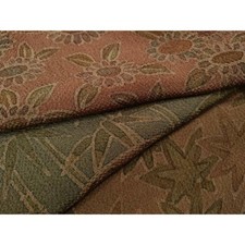 Heiwaya Kimono Pure Silk Fine Pattern Flower Onishibo Crepe Used Japan