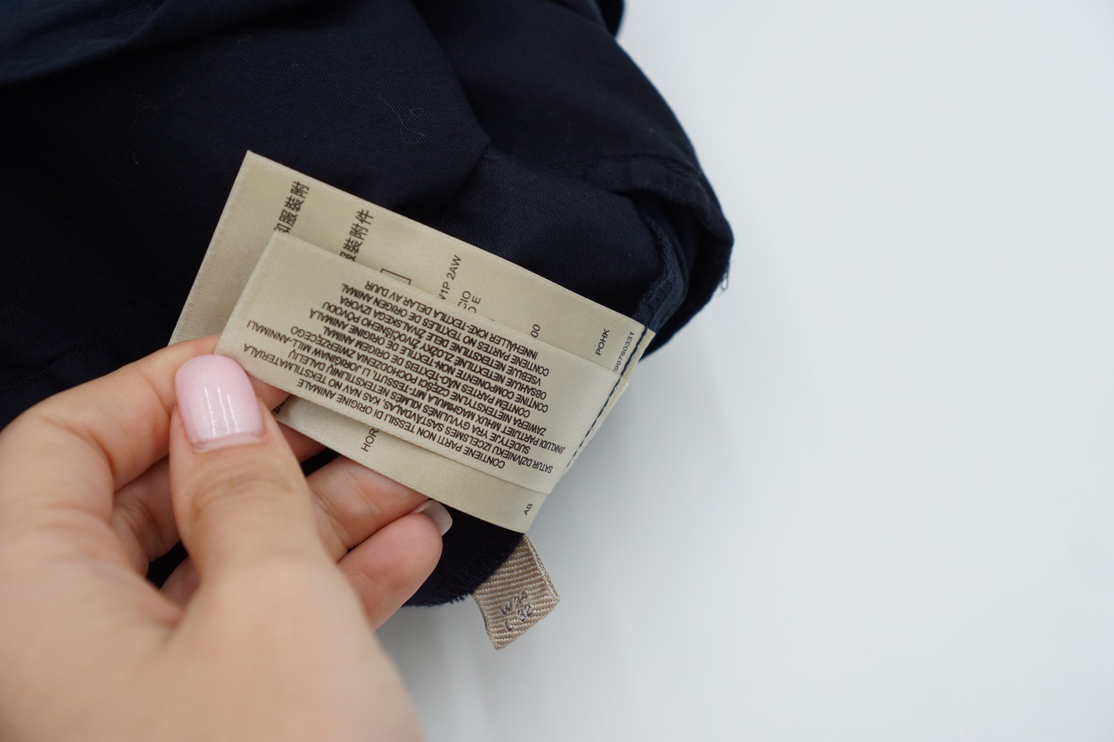 Men Burberry Brit Chino Pants Trousers Navy Blue Cotton  W34 L32 image 9